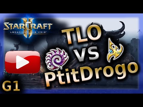 SC2 LotV Tournament - TLO (Z) vs PtitDrogo (P) - Game 1 on Prion Terraces