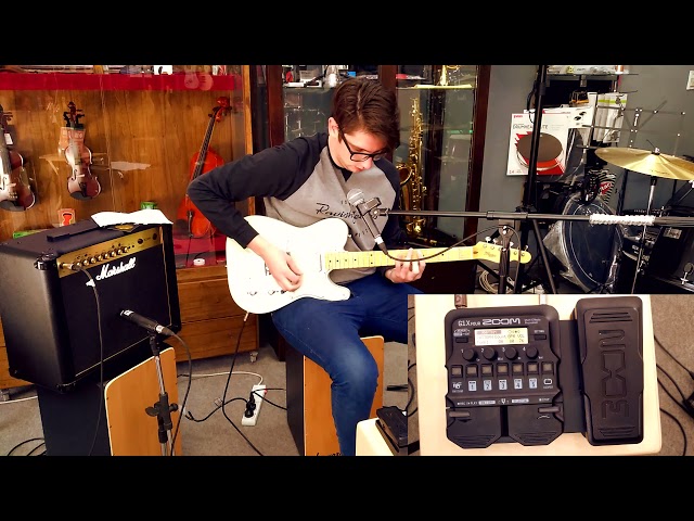 Vídeo relacionado con Zoom G1X FOUR Pedal multiefecto para guitarra con pedal de expresión, con 70+ efectos, modelado de amplificadores, looper, caja de ritmos, afinador, alimentado por pilas