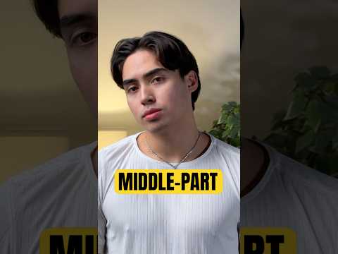 How To Style A Perfect Middle Part Every Time! #menshair