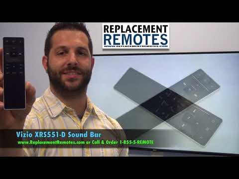 VIZIO XRS551-D Sound Bar System Sound Bar Remote Control