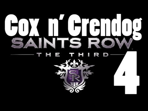Saints Row the Third [Part 4]  w/ Cox n' Crendog - "She Turned into a Pizza Box!"