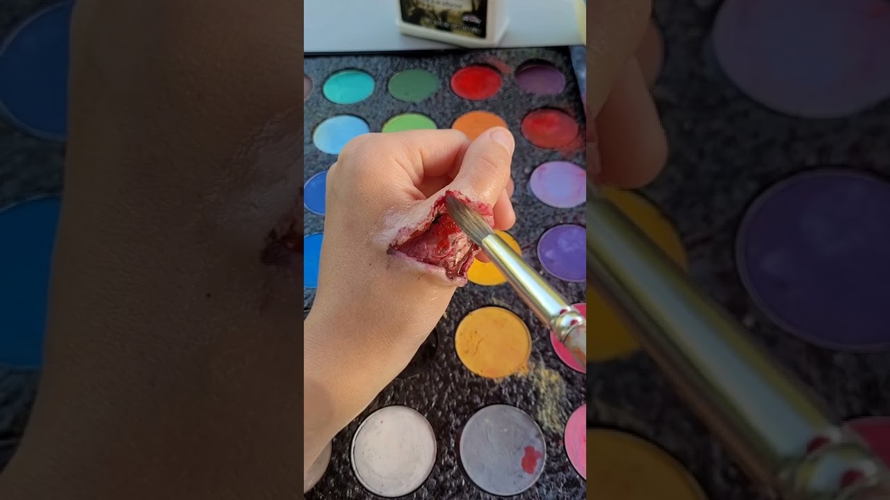 SFX makeup tutorial 💄 spooky season is upon us. #artist #makeuptutorial #sfxmakeup #makeup #art