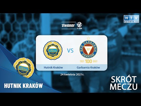 Skrót meczu: Hutnik Kraków - Garbarnia Kraków (eWinner 2.Liga - sezon 2020/21)