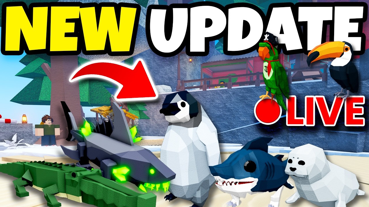 🔴 [LIVE] NEW COMPANIONS UPDATE For FISCH Roblox!