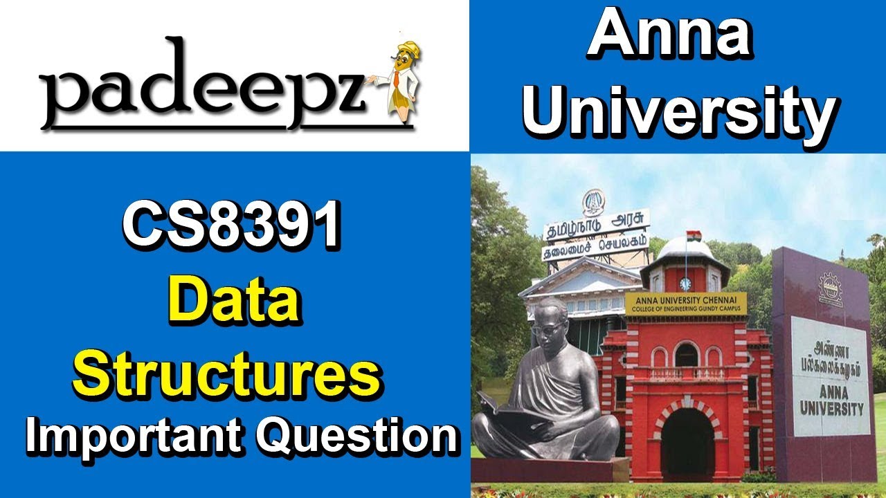CS8391 Data Structures Important Questions | Anna University | Padeepz