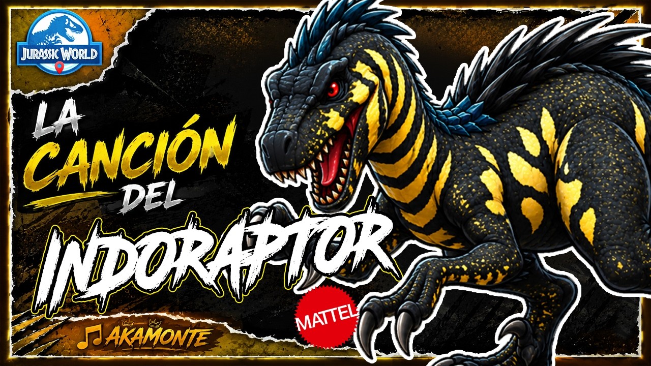 🎤 INDORAPTOR de MATTEL: El APEX de JUGUETE🪄🪅 CANCIÓNES Jurassic World Alive
