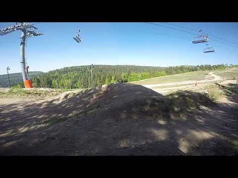 My first ever Backflip on a Downhill bike (Bikepark Labresse)