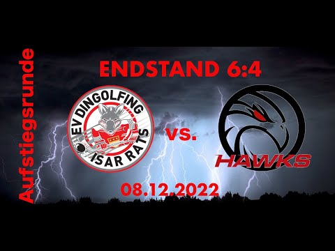Auswärtsfahrt: EV Dingolfing vs. ESC Hassfurt HAWKS Meisterrunde 22/23 - Endstand 6:4 - 08.01.23