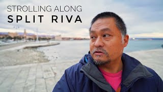 Magic Hour Stroll Along the Riva in Split, Croatia