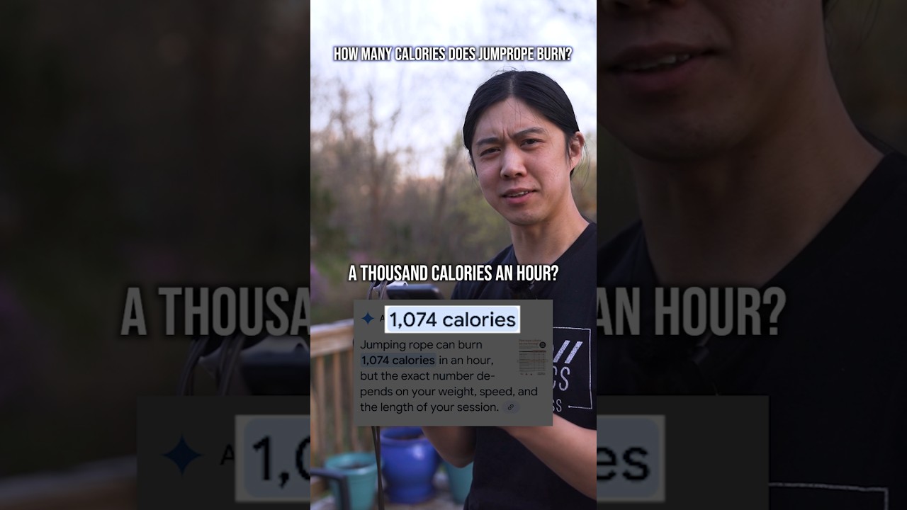 jumping rope burns 1000 calories an hour?
