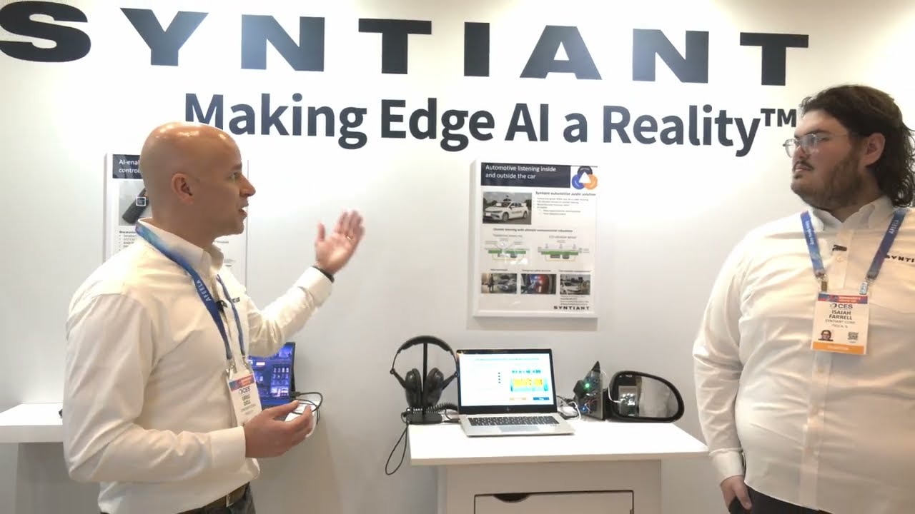 Syntiant Automotive Listening Demo at CES 2026