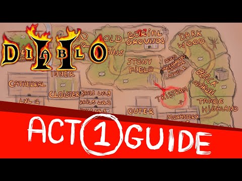 Diablo 2 How to start? Act 1 guide with map! Also applies to Diablo 2 Resurrected!
