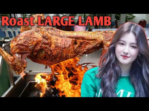 Serbian Street Food!! This is the process of Roast Pork, Roast Lamb, Incredible