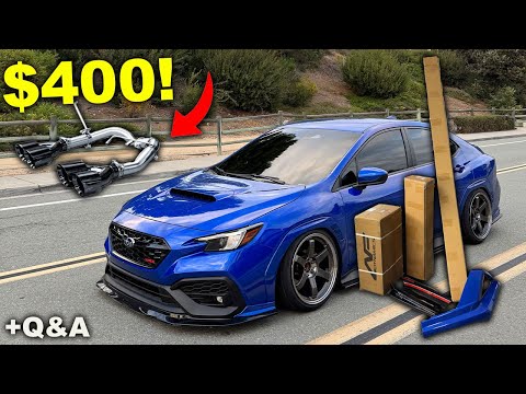 $400 Budget Exhaust & Parts Haul TRANSFORM My 2025 Subaru WRX!