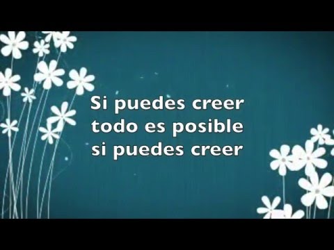 SI PUEDES CREER - LILLY GOODMAN - PISTA (KARAOKE)