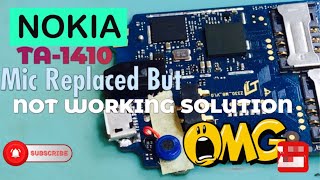 Nokia 105 TA-1410 Mic || Mouthpiece Replaced But Still Not Working🤦🏾‍♂️🤦🏾‍♂️ Solution Here💯
