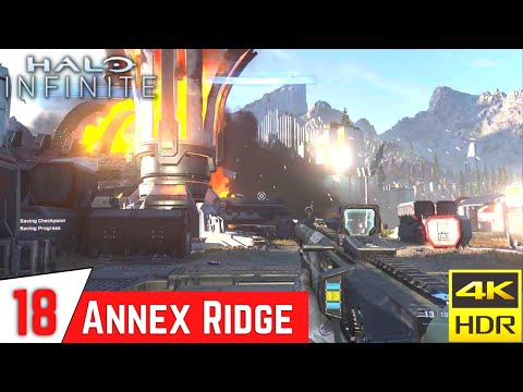 HALO INFINITE Gameplay Walkthrough Part 18 - Annex Ridge | [4K 60FPS Xbox Series X