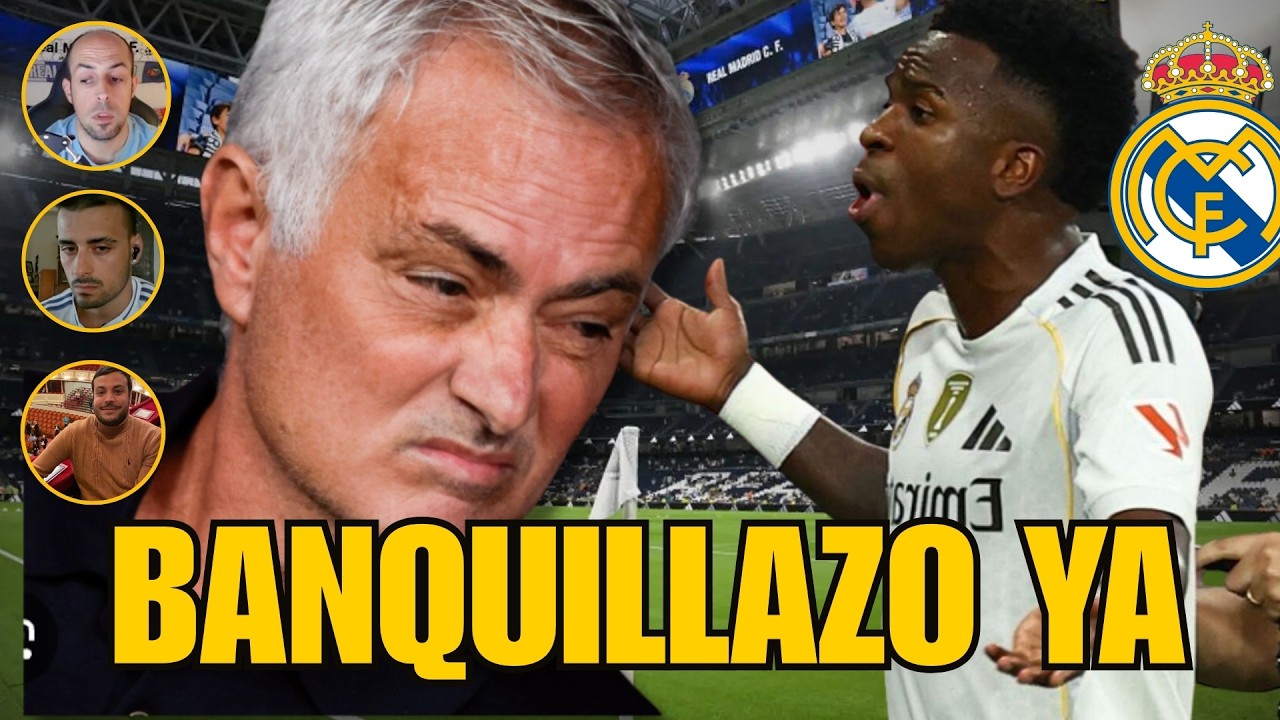 ¡VINÍCIUS AL BANQUILLO YA! Reventará a Mourinho como hizo con Alonso si no reacciona ya