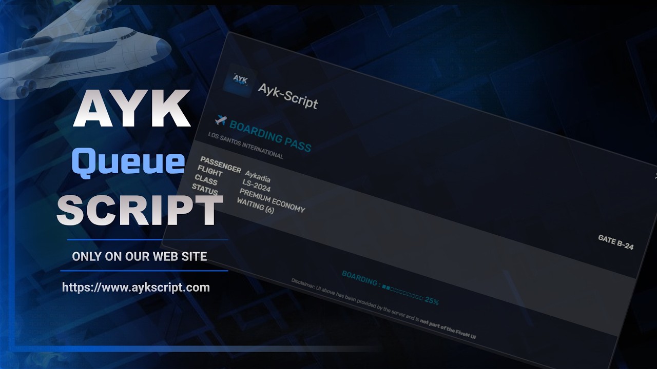 [FREE] Ayk-Queue | High-End FiveM Queue System