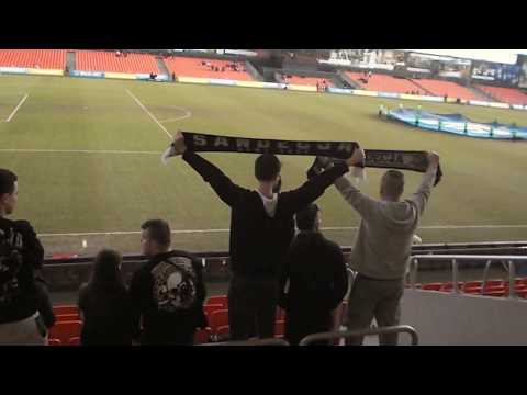 Hymn Sandecji na meczu z Piastem (10.03.2018)