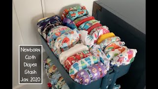 Newborn Cloth Diaper Stash | Jan 2020 | Foster Care
