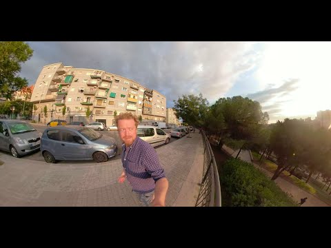 Urban Barcelona. Exploring multi cultural cool neighbourhood Collblanc. 360 travel vlog. part 4