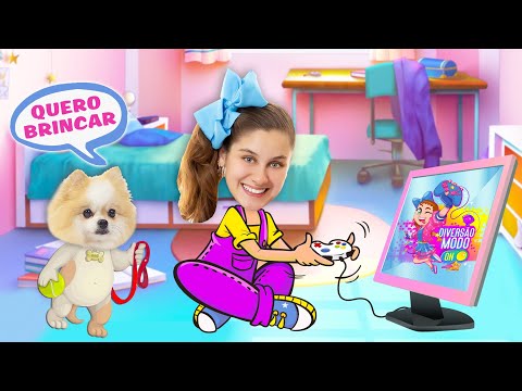 MILENINHA EM UMA HISTÓRIA ENGRAÇADA SOBRE COMO CUIDAR DO SEU CACHORRO