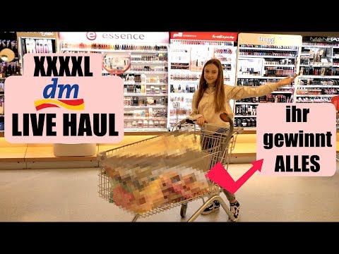 Was kauft eine 11 jährige bei dm 😱 ? XXL dm Live Haul 💸 + Ihr gewinnt alles l Sara Desideria