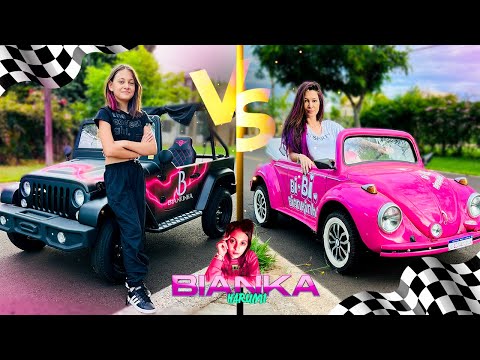 CORRIDA DE MINI CARROS COM A FRANZINHA !!! - BIANKA