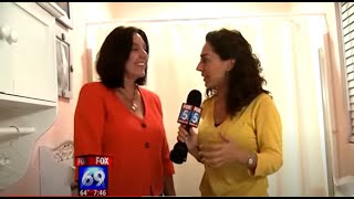 Professional Organizer Kathi Burns on Fox 5 News Bathroom Organizing (Part 2 of 3)