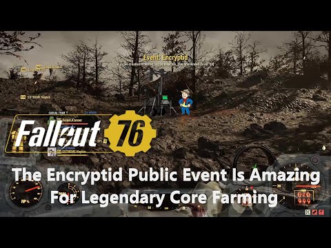 Fallout 76 The Encryptid Public Event Is Amazing For Legendary Core Farming