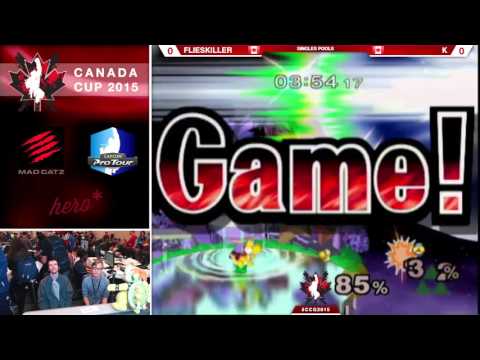 CCG2K15 - K (Sheik) vs Flieskiller (Yoshi) - Melee Singles Pools
