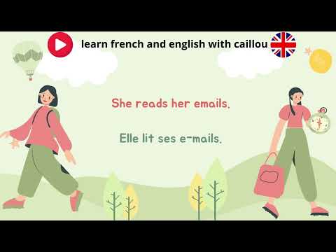 English Speaking - Emma's Daily Routine | La routine quotidienne d'Emma