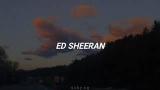 in memory - ed sheeran (traducida al español)