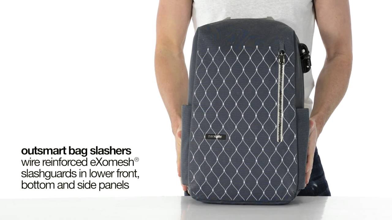 Рюкзак Pacsafe Intasafe Backpack, черный, 25181100