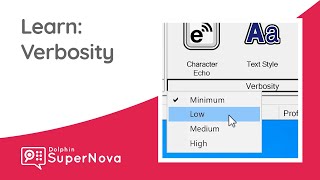 Learn SuperNova: Verbosity