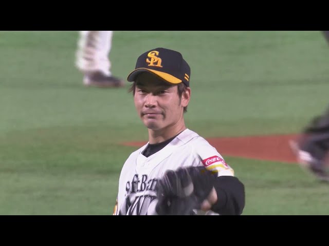 【6回表】粘りの投球!! ホークス・武田翔太 6回途中3安打1失点と勝ち投手の権利を持ちマウンドを降りる!! 2022年8月13日 福岡ソフトバンクホークス 対 オリックス・バファローズ