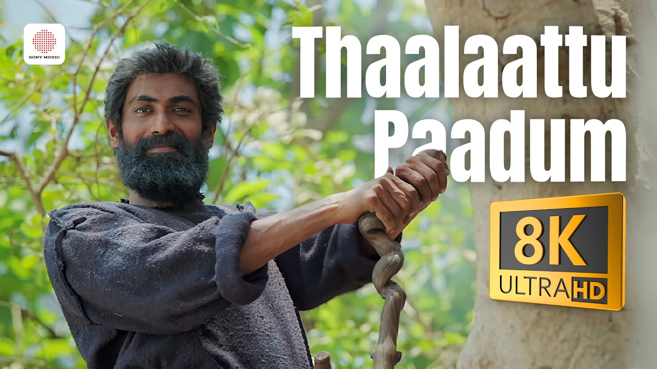 Thaalaattu Paadum 8K/4K Video Song |  Kaadan | Rana Daggubati | Vishnu Vishal | Zoya