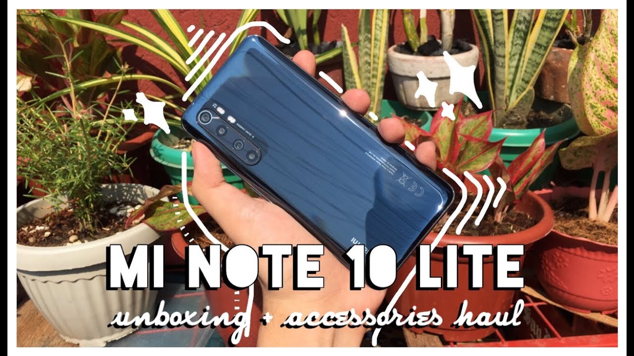 Xiaomi Mi Note 10 Lite Unboxing + Accesories Haul | Philippines
