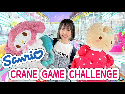 $300 HELLO KITTY CRANE GAME CHALLENGE!!! #sanrio