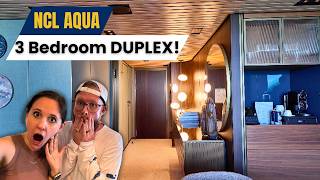 AMAZING Room on NCL Aqua... But Some Big Issues! Haven 3-Bedroom Duplex Suite Tour 15210