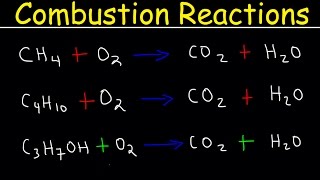 Balancing Combustion Reactions