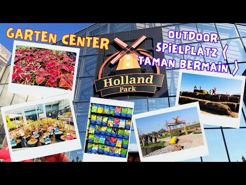 CHEAP & COMPLETE PLANTS HUNTING GARDEN CENTER WHILE CHILDREN PLAY OUTDOOR AT SPIELPLATZ HOLLAND PARK