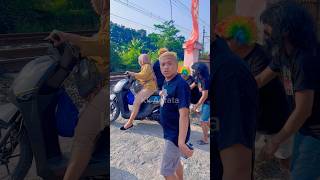 Download lagu The clown and the king are so kind for helping push the motorcycle ⁉️ 🐇❤️😱🌈✅️🚀Part 1276 mp3