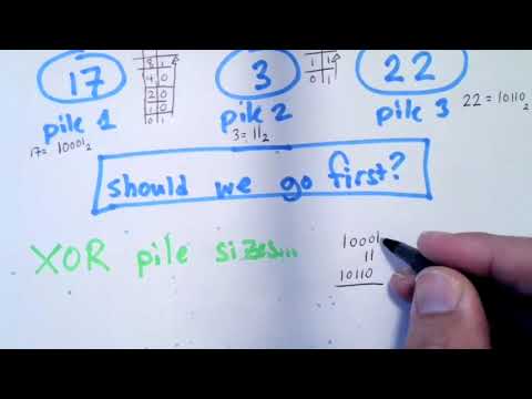 Using Binary and XOR to Win at NIM.