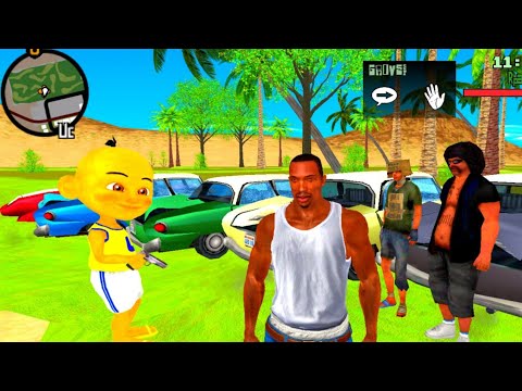 Upin Ipin Main Mobil Mobilan Lamborgini Rongsokan - GTA San Andreas Lite