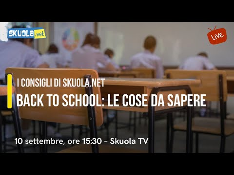 Back to school: le cose da sapere sul rientro in classe