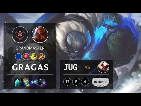 Gragas Jungle vs Lee Sin - EUW Grandmaster Patch 11.23
