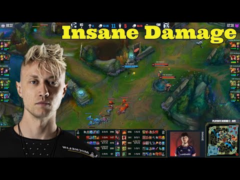 Rekkles Super AGGRESSIVE Twitch Play In The LFL!!