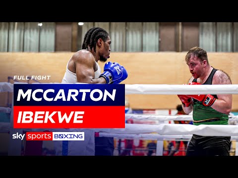 William John McCarton vs Anthony Ibekwe | Full Fight | Super Heavyweight | Riviera Box Cup